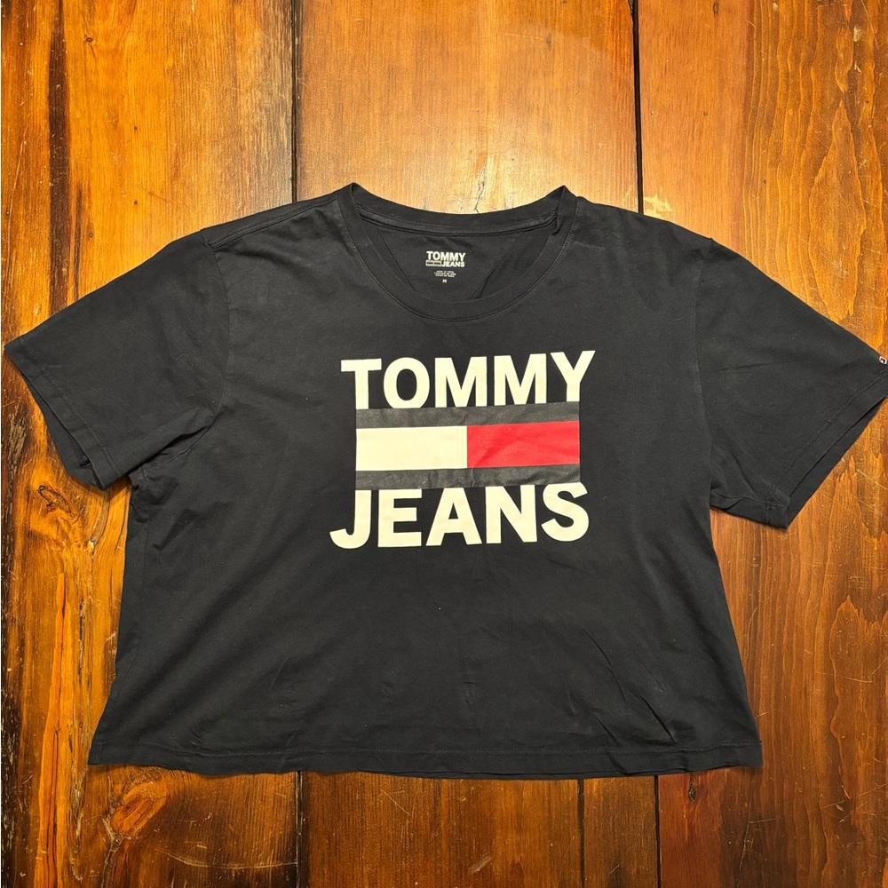 Tommy Hilfiger Black Crop Top